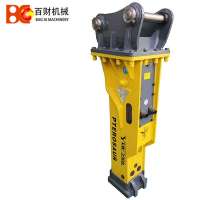 Hydraulic concrete rock breaker hammer excavator chisel spare parts for skid steer loader