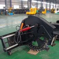 Rock saw for skid steer loader / bobcat attachment )