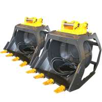 High quality Rotary Screening Bucket MSB08  for excavator PC60-8