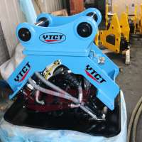 yYTCT 25 ton hydraulic excavator vibrating plate compactor