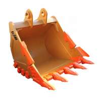 yellow color  excavator bucket