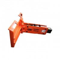 Hydraulic rock breaker and hydraulic hammer for skid-steer loader