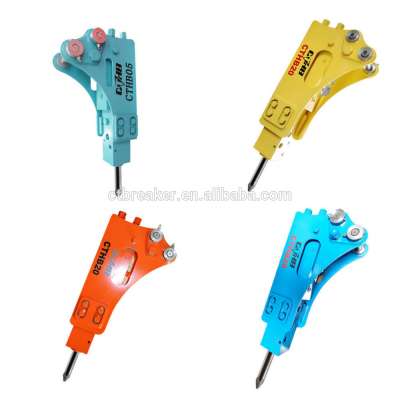 mini excavator used hydraulic hammer small rock breaker